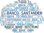 visualización de tendencias tarjetas de crédito, cambio de divisas, banca corporativa
