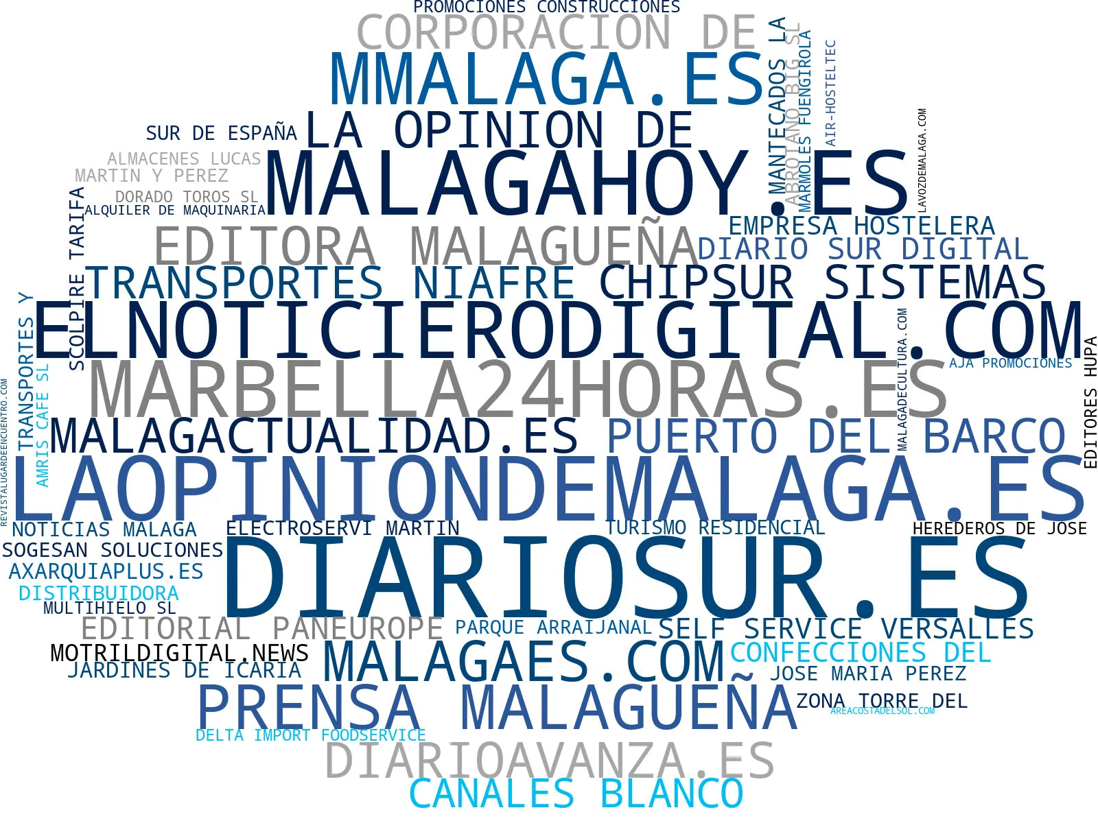 mapa de términos noticias locales, turismo regional, agenda de eventos