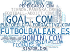 nube de conceptos noticias fútbol, podcasts fútbol, estadísticas fútbol