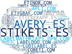 wordcloud de mercado etiquetas autoadhesivas, etiquetas RFID, etiquetas en rollo