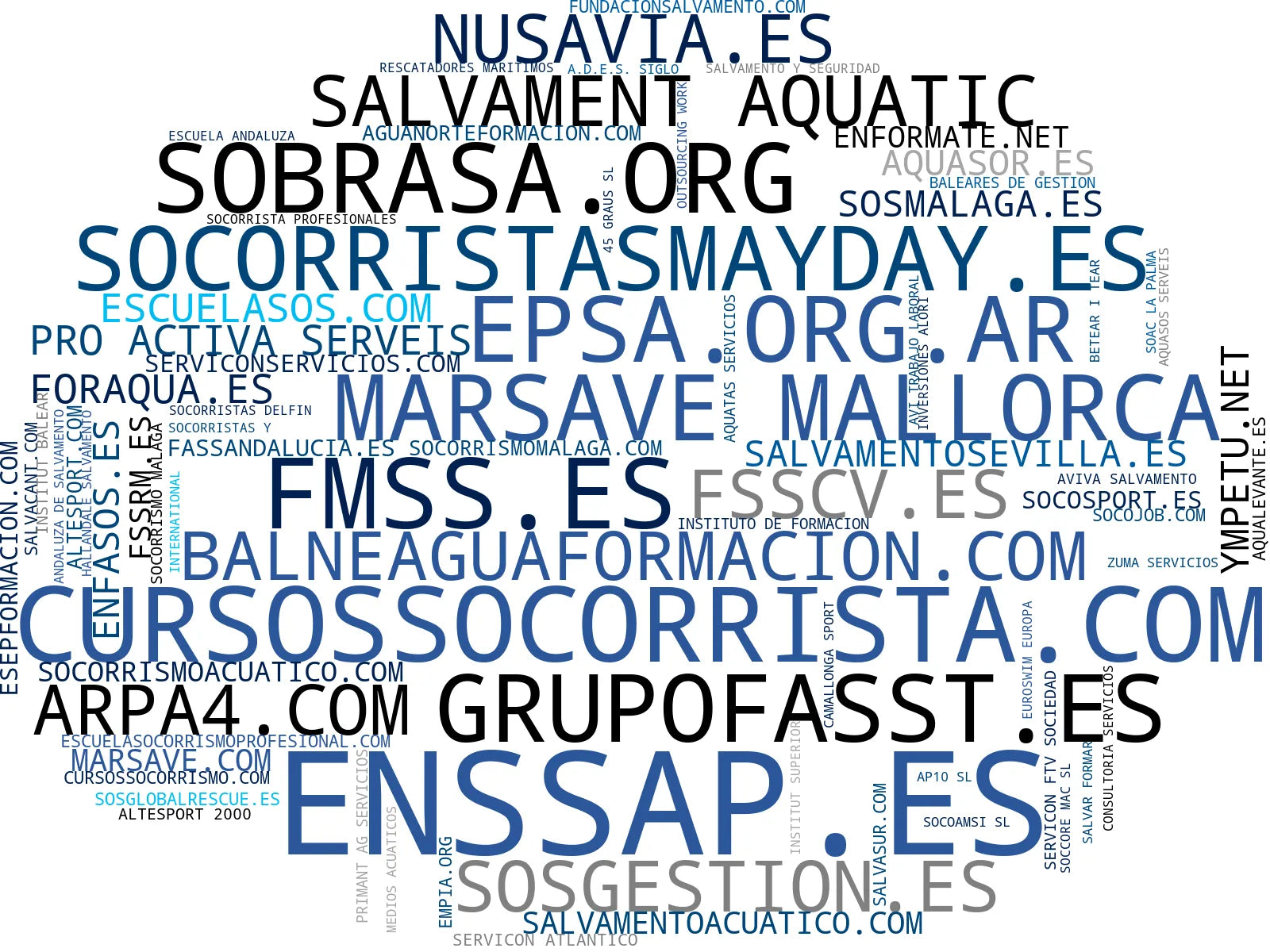 top empresas españa rubro socorrismo acuático, clases de natación, capacitación acuática
