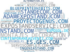 wordcloud de mercado diseño de stands, stands para exposiciones, stands de retail