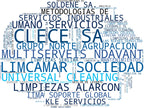 wordcloud de mercado limpieza profesional, mantenimiento de instalaciones, limpieza residencial