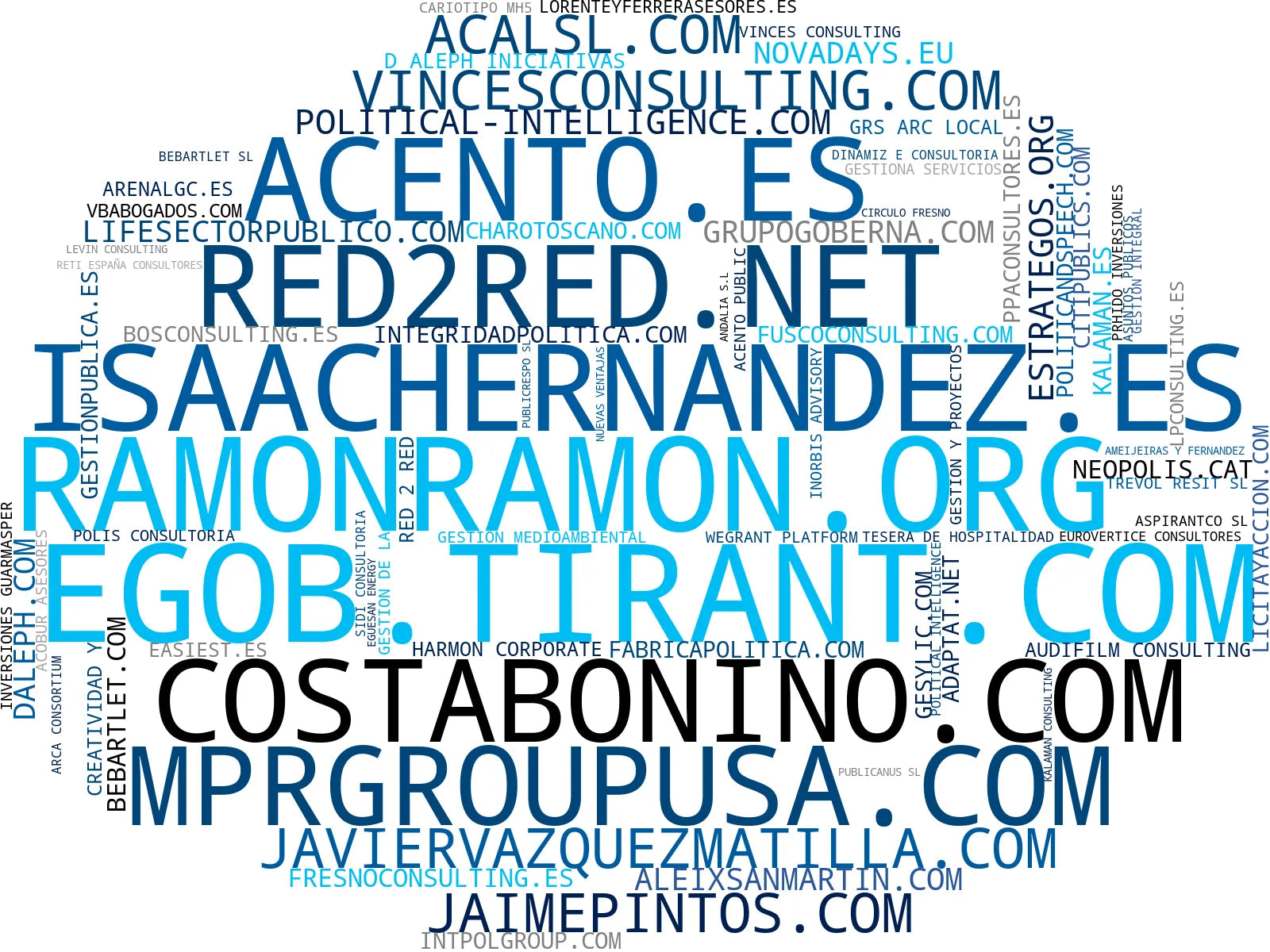 empresas mas grandes del nicho consultoría política, consultoría económica, planificación estratégica