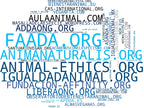 wordcloud de mercado activismo animal, recursos activismo animal, petición derechos animales