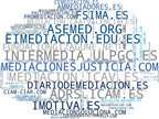 nube de conceptos mediación familiar, resolución de conflictos, arbitraje comercial