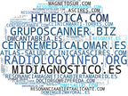 wordcloud de mercado resonancia magnética, rayos X, tomografía axial computarizada