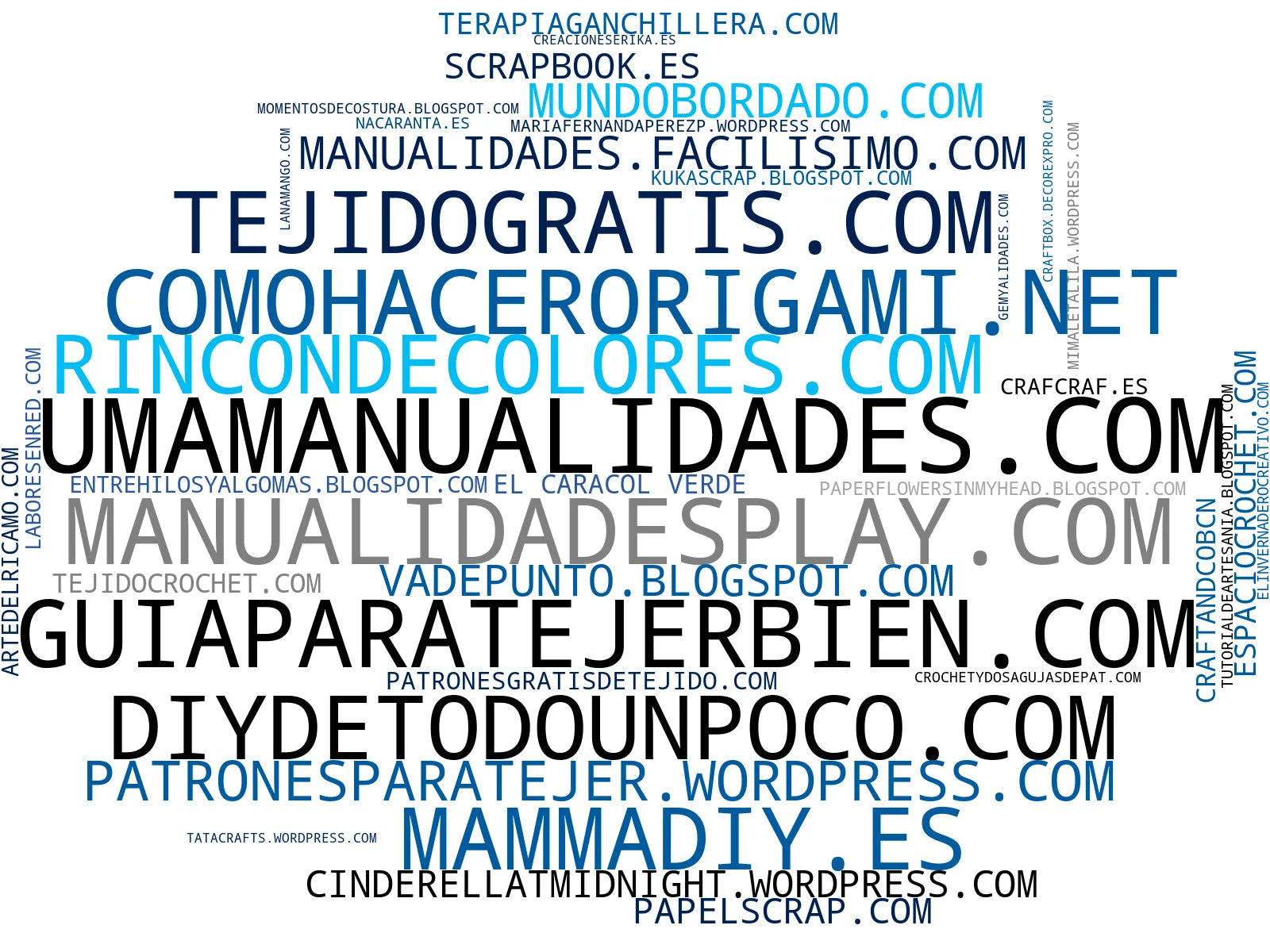 top empresas del rubro patrones crochet, tutoriales origami, técnicas bordado