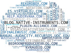 wordcloud de mercado plugins audio, plugins de mastering, interfaces audio MIDI