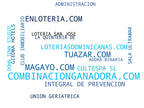 mapa de términos predicciones lotería, información de sorteos, histórico resultados lotería