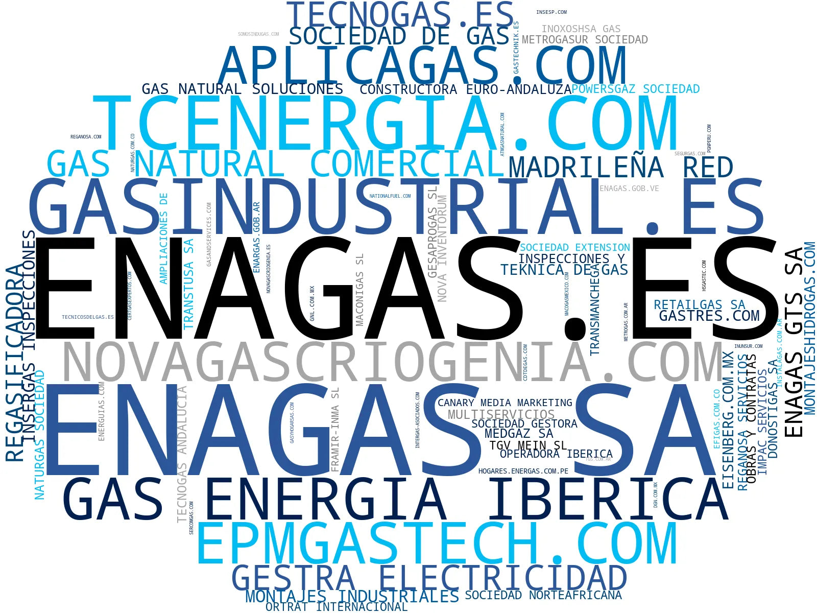 top competidores del nicho certificación gas, estaciones regulación gas, reparación de gas