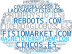 wordcloud de mercado equipos fisioterapia, cámara hiperbárica, masajeador manual