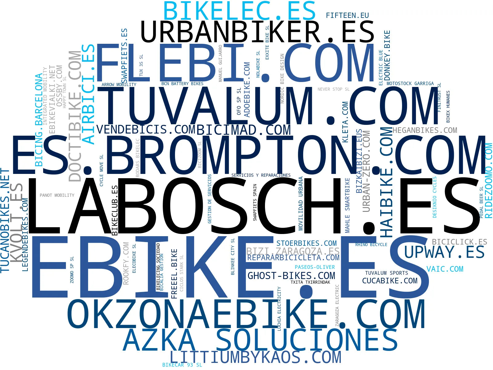 top competidores del nicho bicicleta eléctrica, patinetes eléctricos, triciclos eléctricos