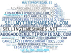 wordcloud de mercado desvincular multipropiedad, asesoría jurídica timeshare, solución multipropiedad
