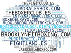 wordcloud de mercado clases de boxeo, clases grupales boxeo, boxeo infantil