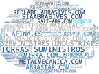nube de conceptos discos abrasivos, muela abrasiva, suministros industriales