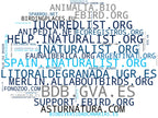 mapa de términos educación ambiental, ciencia ciudadana fauna, identificación de aves
