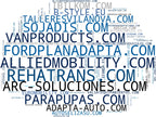 wordcloud de mercado adaptación de vehículos, adaptación taxis, conversion kits accesibles