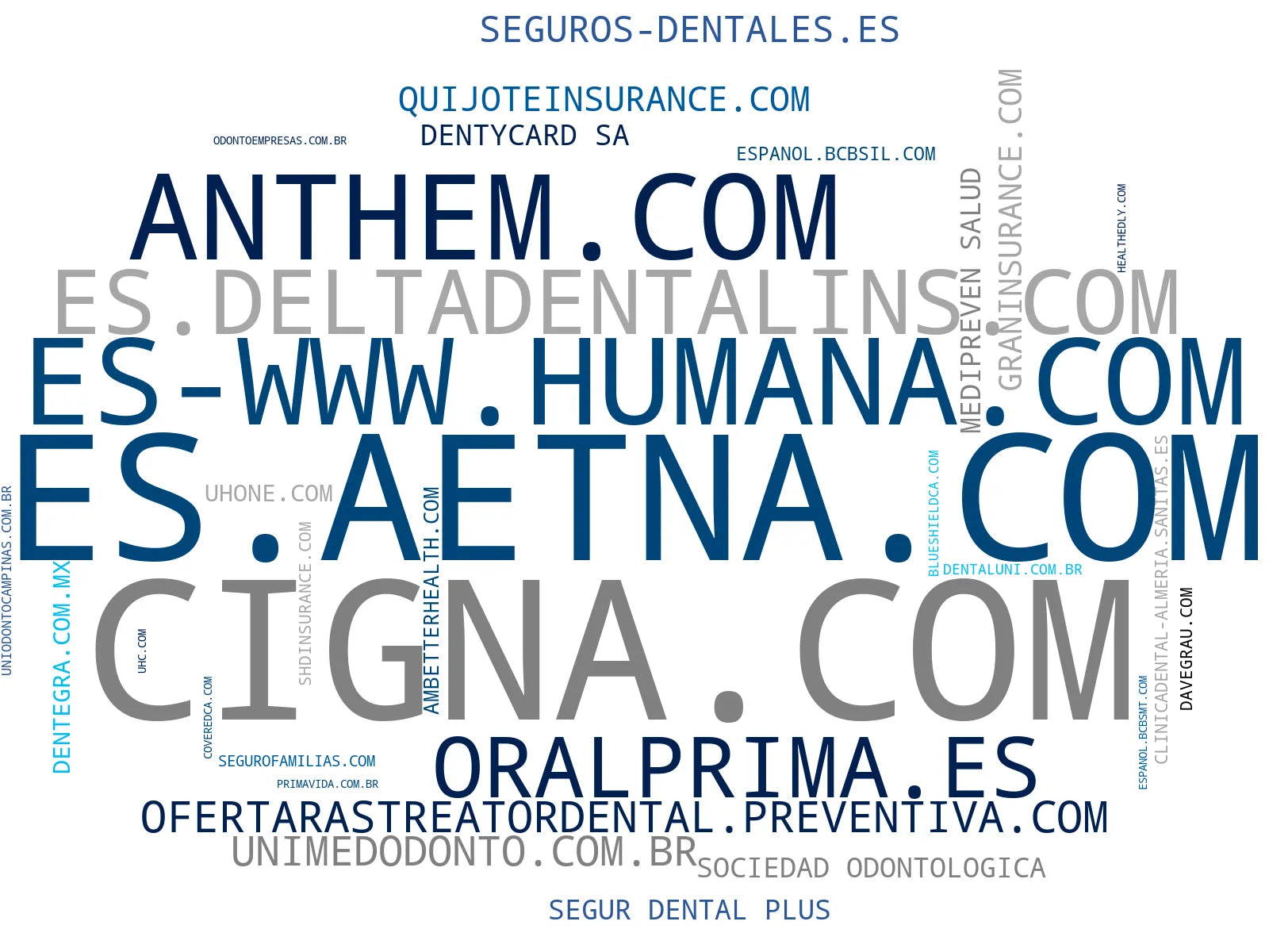 empresas mas grandes del nicho seguro dental, seguro salud, cobertura visión