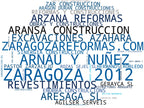 nube de conceptos construcción de viviendas, reformas de viviendas, edificación