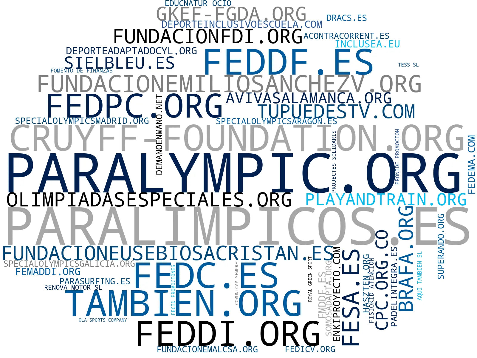 mapa de términos actividades deportivas inclusivas, baloncesto silla ruedas, eventos deportivos inclusivos