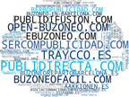 nube de conceptos buzoneo publicitario, campañas de buzoneo, promo sampling
