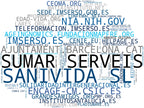 nube de conceptos envejecimiento activo, servicios sociales tercera edad, actividades deportivas senior