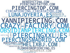 visualización de tendencias piercings corporales, bisutería de piercings, aros de acero