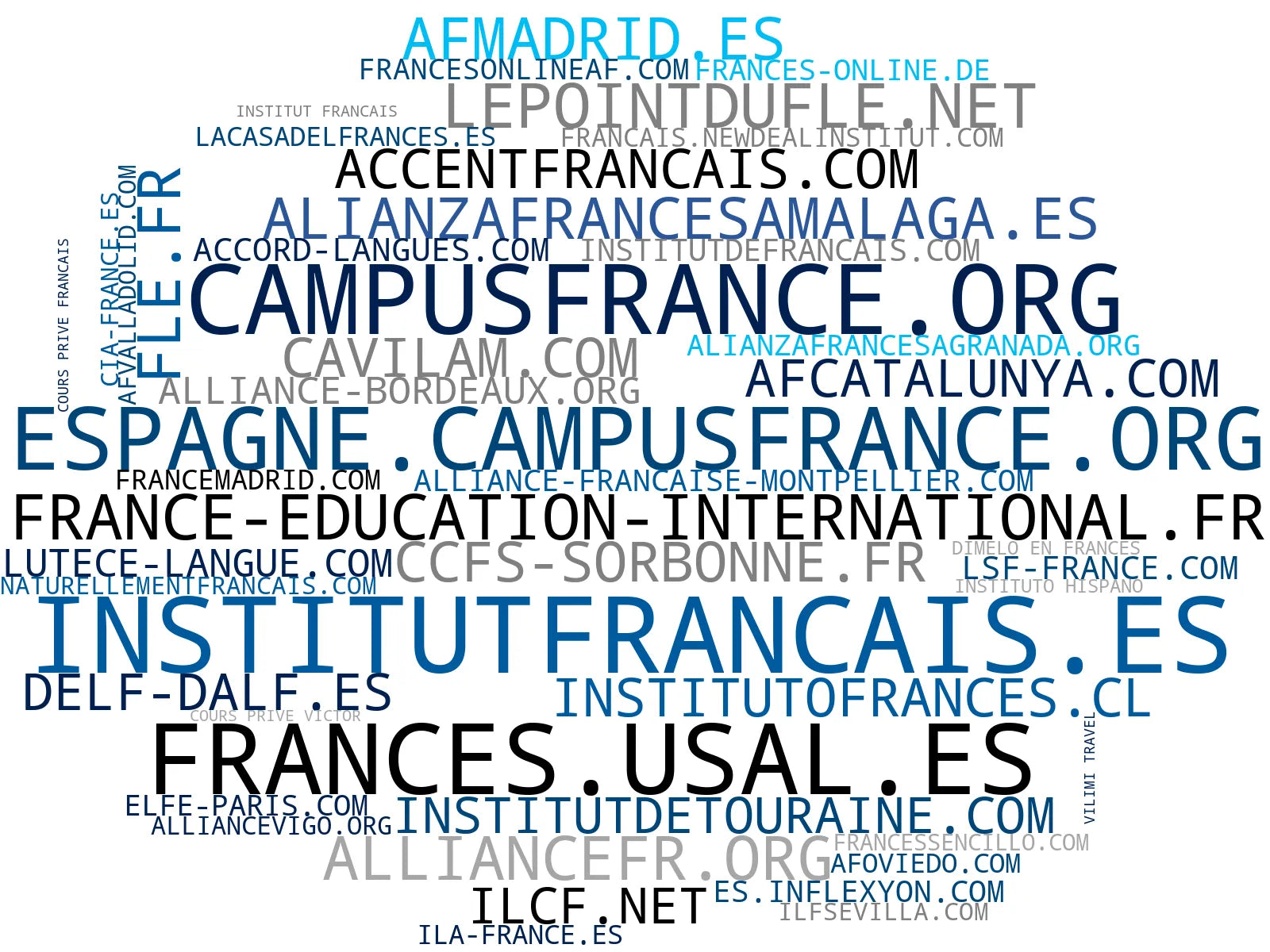 empresas mas grandes del nicho cursos de francés, francés para empresas, exámenes DALF