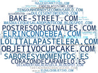 nube de conceptos recetas de pastelería, tutoriales de pastelería, recetas de cupcakes