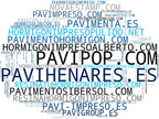 wordcloud de mercado hormigón desactivado, soleras hormigón, revestimientos hormigón