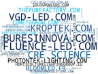 visualización de tendencias luces LED cultivo, paneles LED industriales, sistemas iluminación vertical