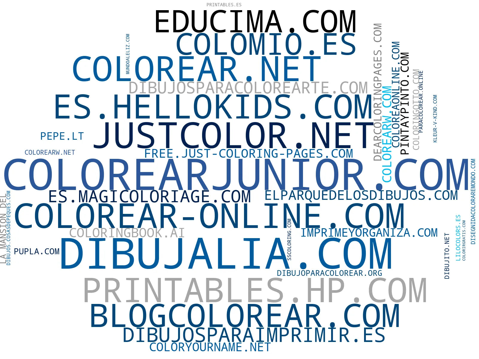 nube de conceptos páginas para colorear, recursos educativos, herramienta de coloreado online