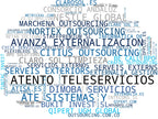nube de conceptos BPO empresarial, outsourcing recursos humanos, outsourcing logístico