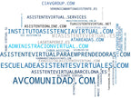 wordcloud de mercado asistencia virtual, community manager, gestión de redes