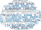 wordcloud de mercado carne de cerdo, productos elaborados, carne de ternera