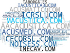 mapa de términos consultoría acústica, mediciones acústicas, impacto acústico