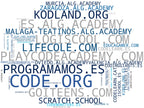 wordcloud de mercado cursos de robótica, programación en Python, talleres de tecnología