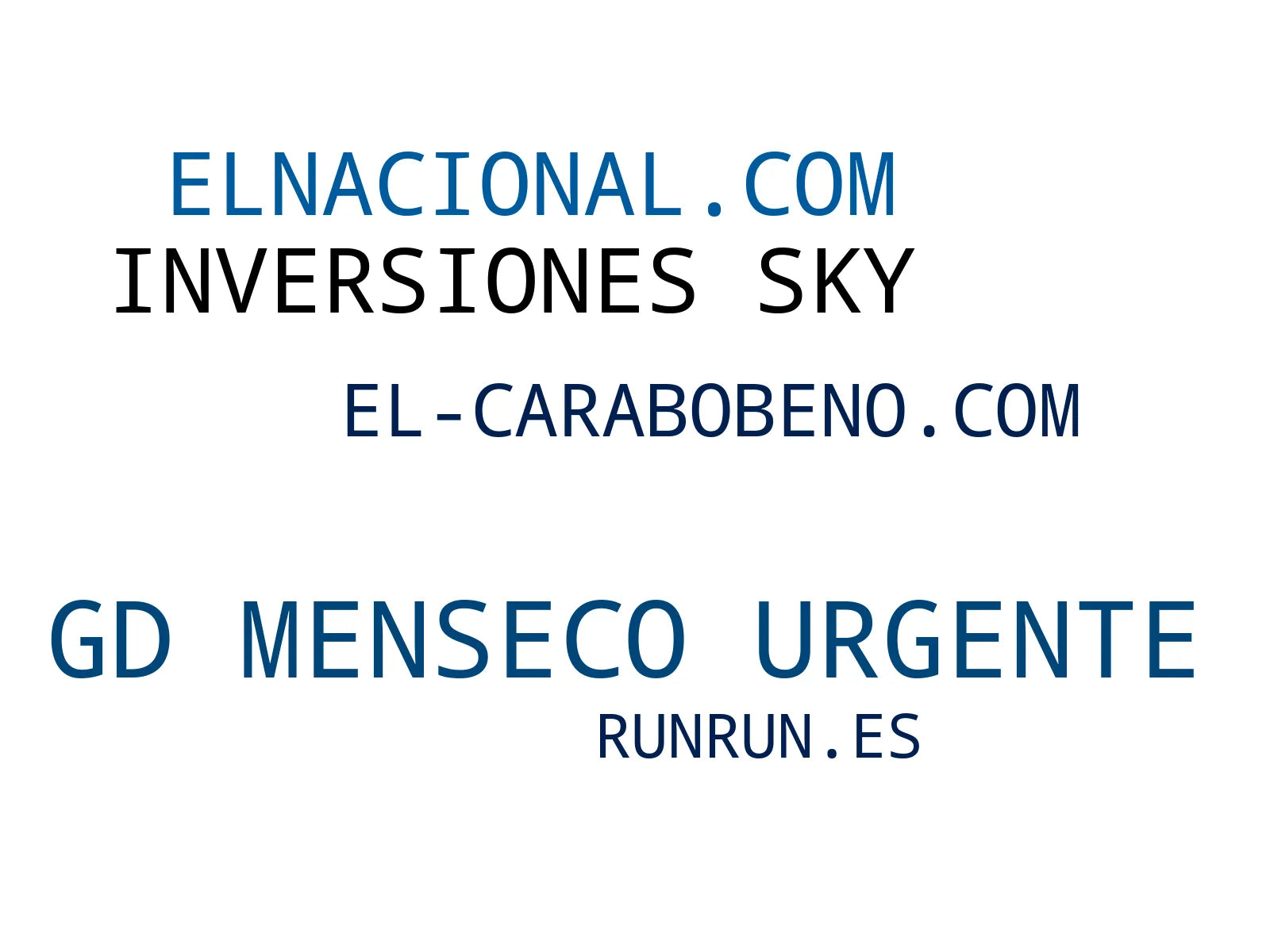 top competidores del nicho noticias nacionales, agenda cultural, información regional