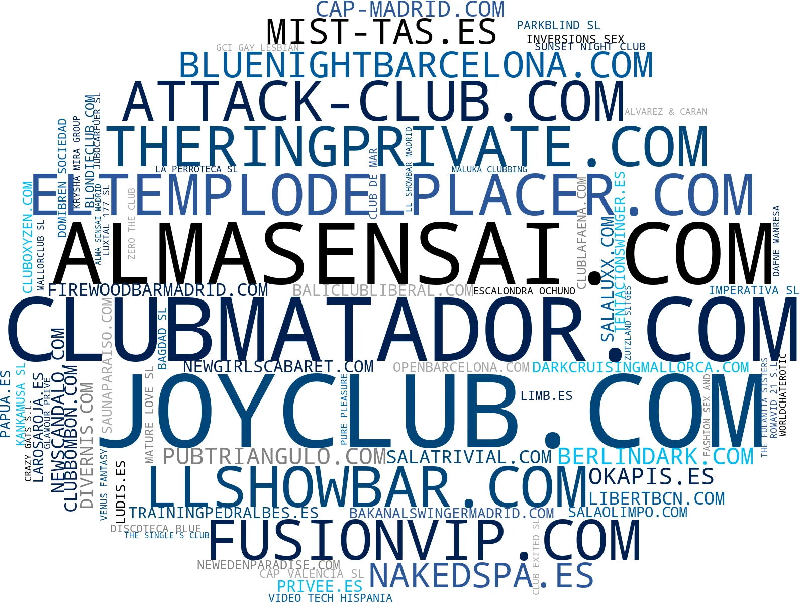 mapa de términos fiestas privadas, espacio swinger, eventos fetichistas