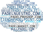 wordcloud de mercado accesorios de pádel, pelotas de pádel, paletas de pádel
