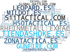 mapa de términos accesorios airsoft, mochilas tácticas, kits supervivencia