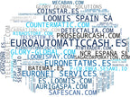wordcloud de mercado cajeros automáticos, cajón inteligente, cajero de depósito