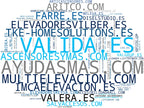 wordcloud de mercado salvaescaleras, rampas telescópicas, plataformas para minusválidos
