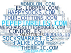 wordcloud de mercado medias, calzas, calcetines personalizados