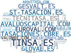 wordcloud de mercado tasación inmobiliaria, inspección técnica edificios, valoración de locales comerciales