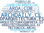 nube de conceptos diseño arquitectónico, cursos arquitectura, contenidos educativos