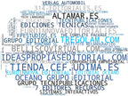 nube de conceptos libros técnicos, temarios oposiciones, cursos e-learning