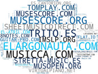 wordcloud de mercado partituras de guitarra, descargas de partituras, software notación musical