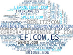 mapa de términos cursos de idiomas, cursos idiomas empresariales, programas inmersión